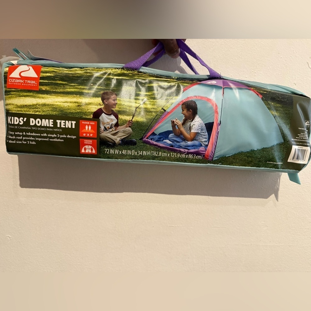 Ozark trail Kids Dome Tent - Purple and Blue NEW